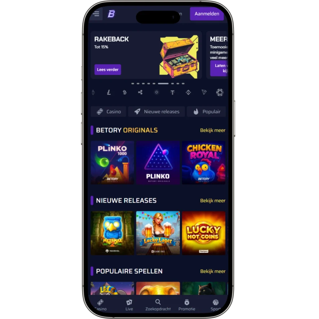Betory Casino App